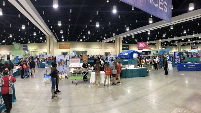 Thousands of students were getting an idea of what their future could hold in Biloxi at the...