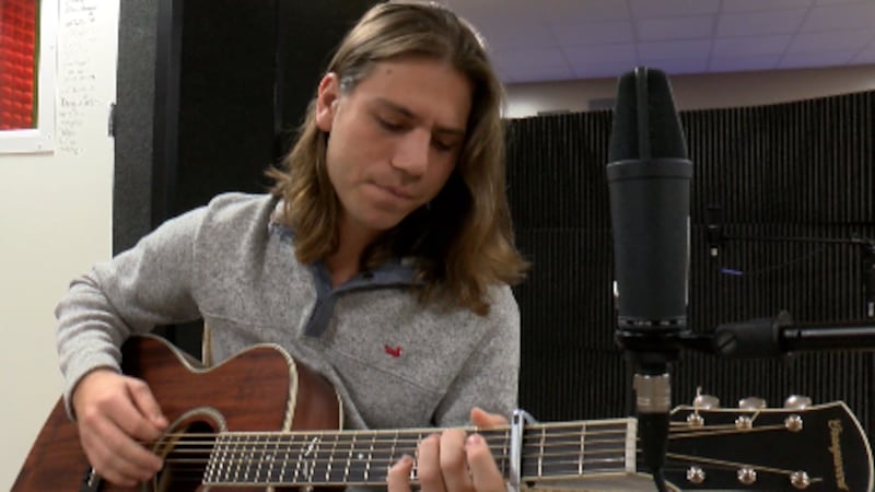 Carson Stanford, 20, is the first music industry student at JC to record an album of original...