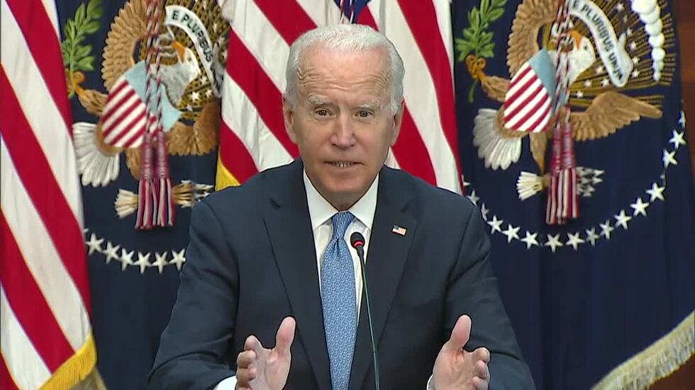 President Joe Biden discussed the vaccine mandate during a meeting with CEOs on Wednesday.