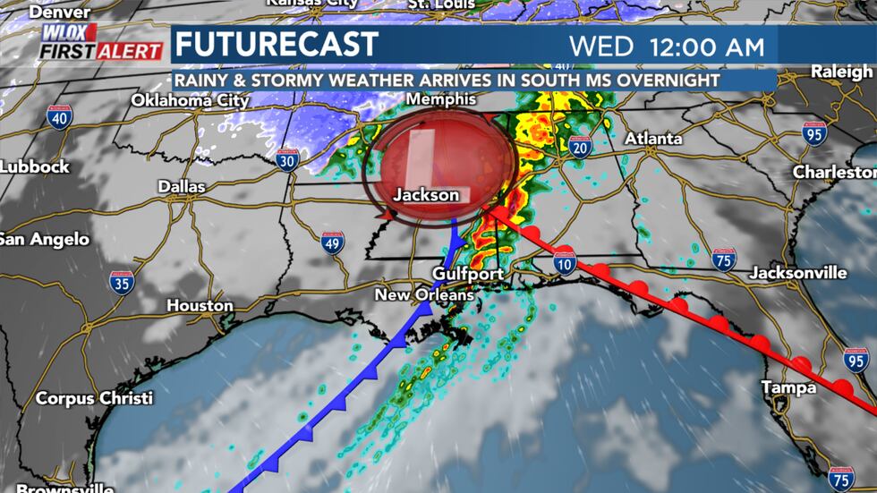 1-24-2023 Tuesday Night Thunderstorm Threat