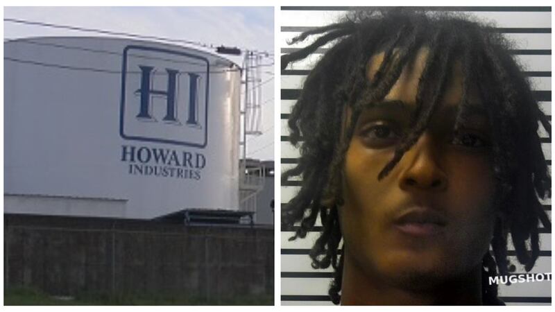 Keith Emmanuel Hinton is suspected of shooting a person multiple times at Howard Industries on...
