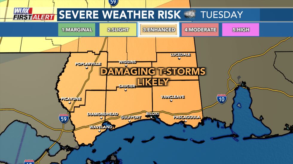 1-24-2023 Tuesday Night Thunderstorm Threat