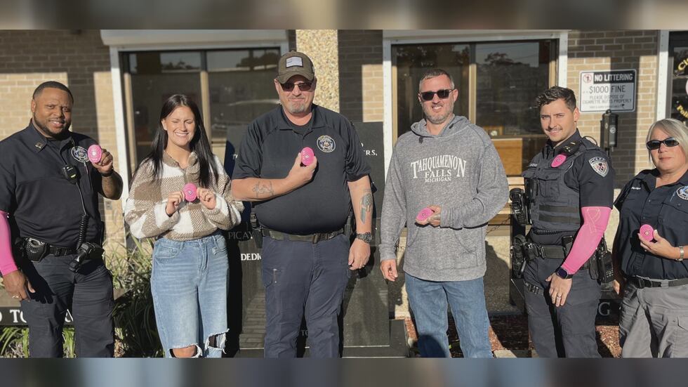 Lieutenant Aaron Grob said it was important for them to help spread awareness and support...
