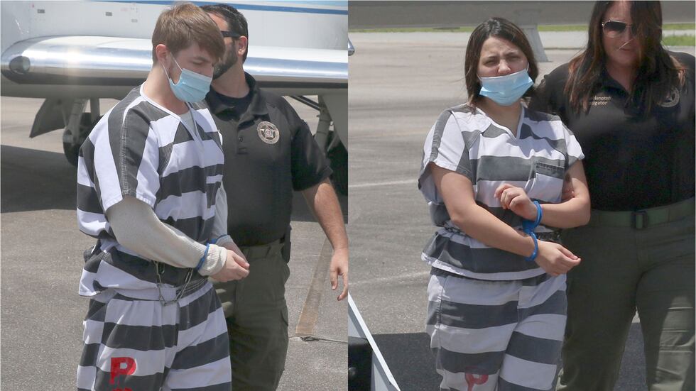 Dustin and Eric Gray were extradited back to Mississippi from Colorado, arriving by private...