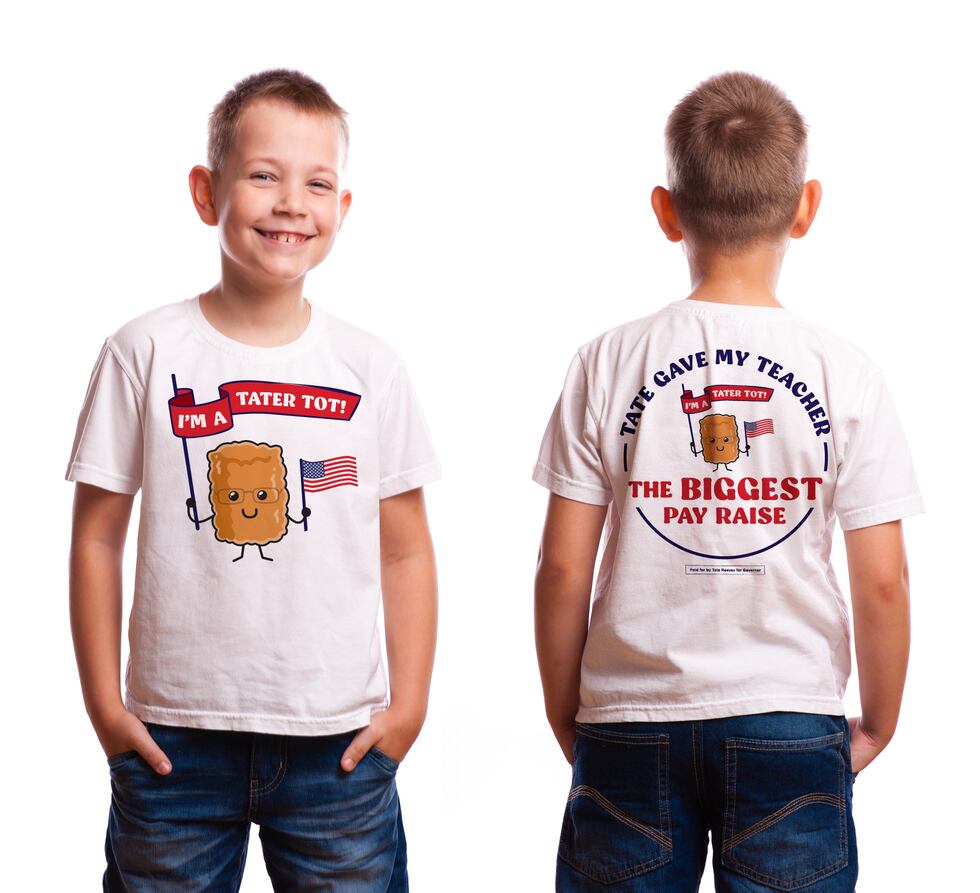 Tate Reeves' new "Tater Tot" merch.