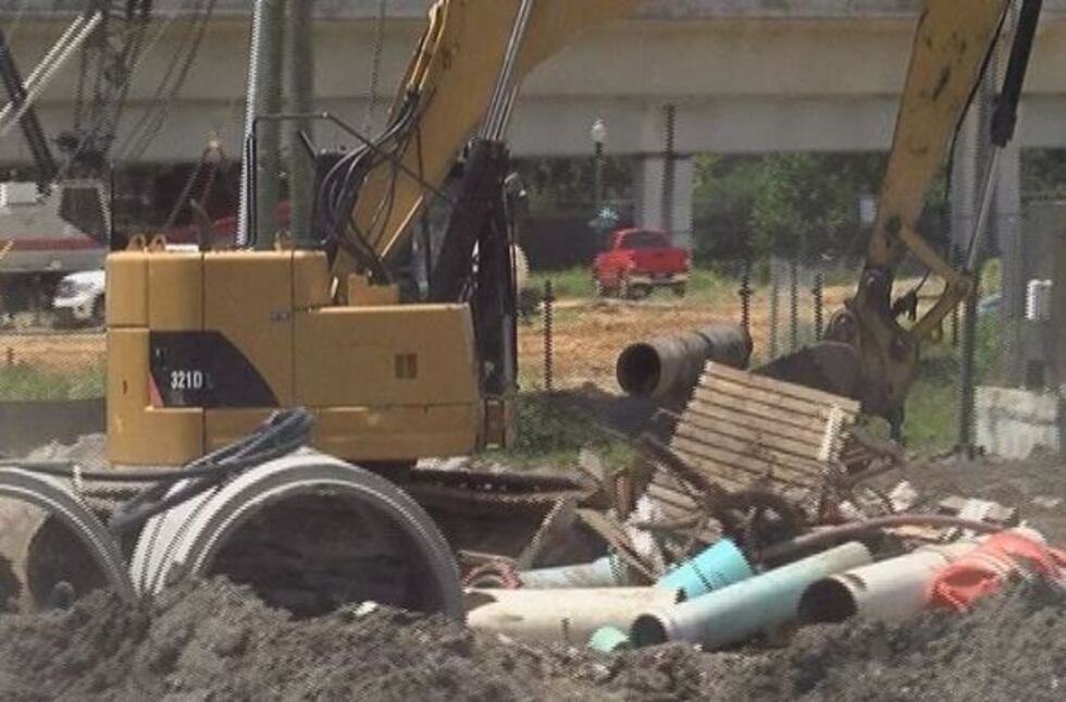 Construction underway at future site of Biloxi Baseball Stadium. (Photo source: WLOX News)
