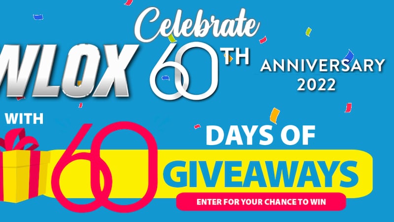 We're celebrating our 60th anniversary with presents for our loyal WLOX viewers. We wouldn't...