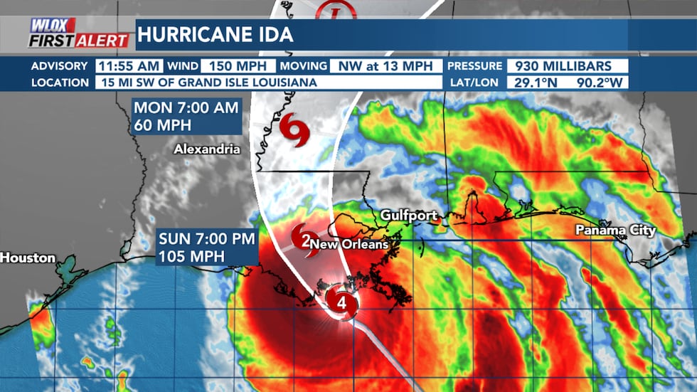 Hurricane Ida Makes Landfall in Louisiana