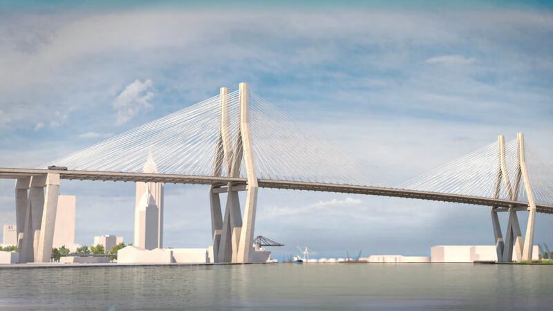 This artist rendering from the Alabama Department of Transportation shows a vision for a...
