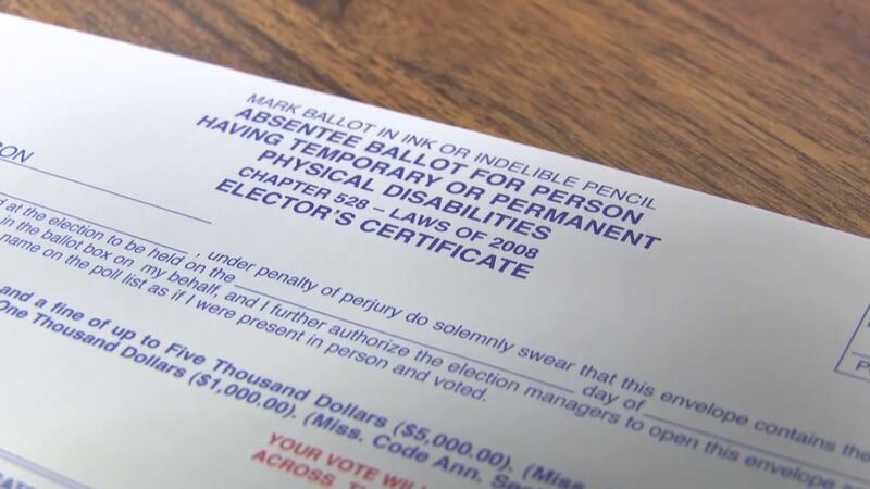 The deadline for absentee ballots by dropbox is midnight Tuesday.