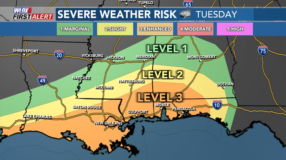 1-24-2023 Tuesday Night Thunderstorm Threat