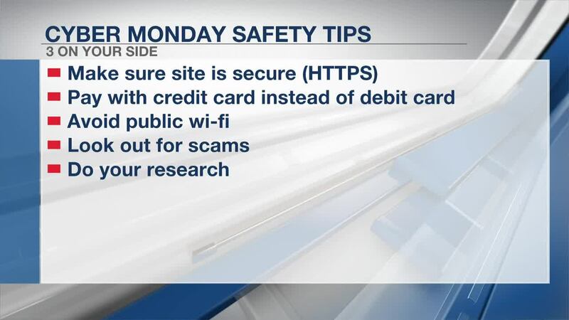 Here are some tips to keep your personal information safe while you Cyber Monday shop.