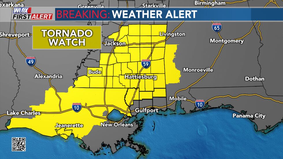 Tornado Watch for 12/14/22