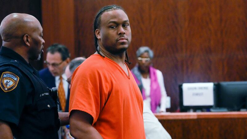 FILE - Patrick Xavier Clark, accused in the death of Migos rapper Takeoff in downtown Houston,...