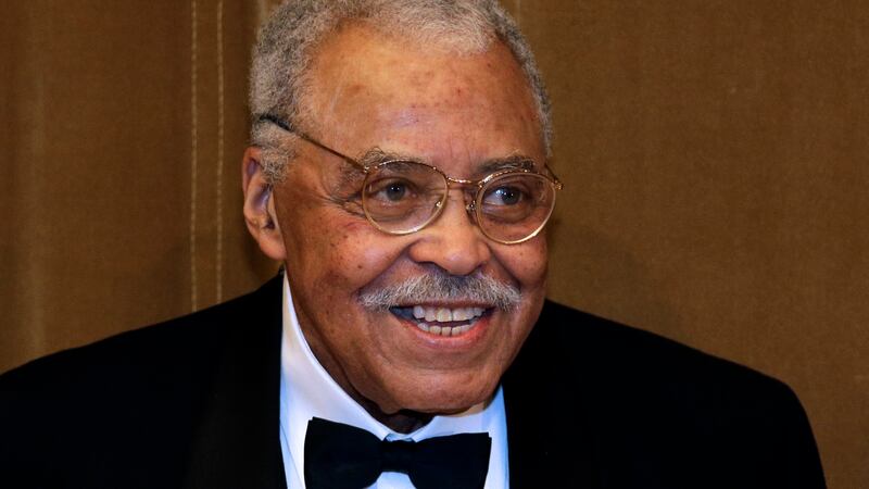 Actor James Earl Jones poses for photographers before the Marion Anderson Award Gala at the...