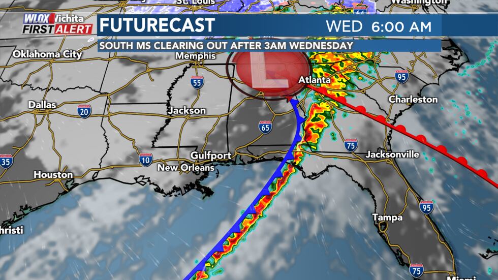 1-24-2023 Tuesday Night Thunderstorm Threat