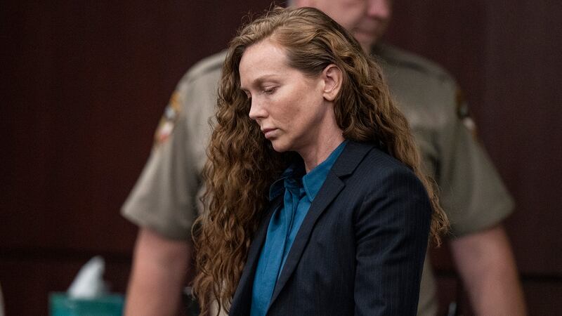 Kaitlin Armstrong enters the courtroom to hear the verdict on her murder trial at the...