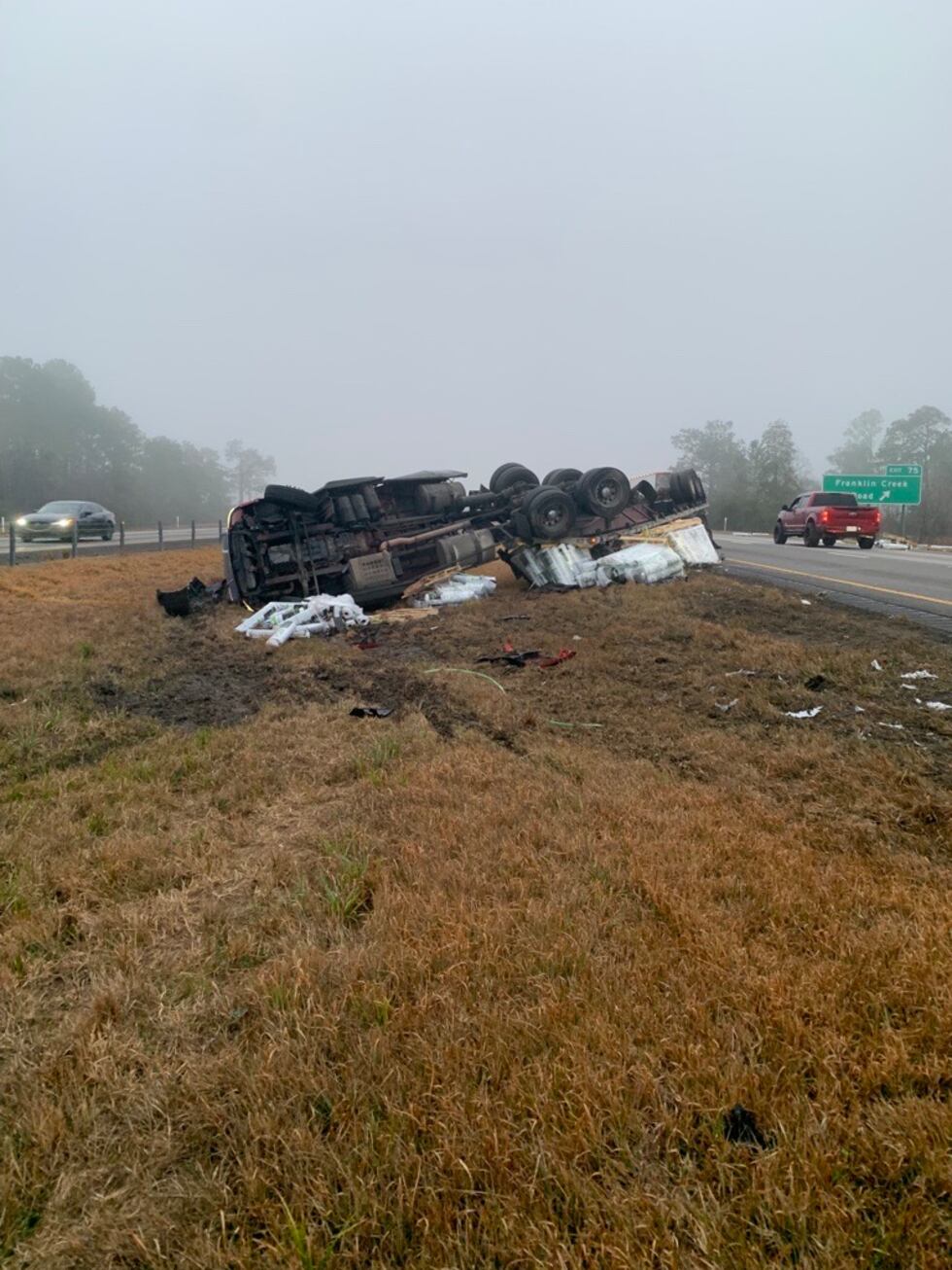 Cleanup is expected to take a few hours, but crews are hoping to finish by noon.