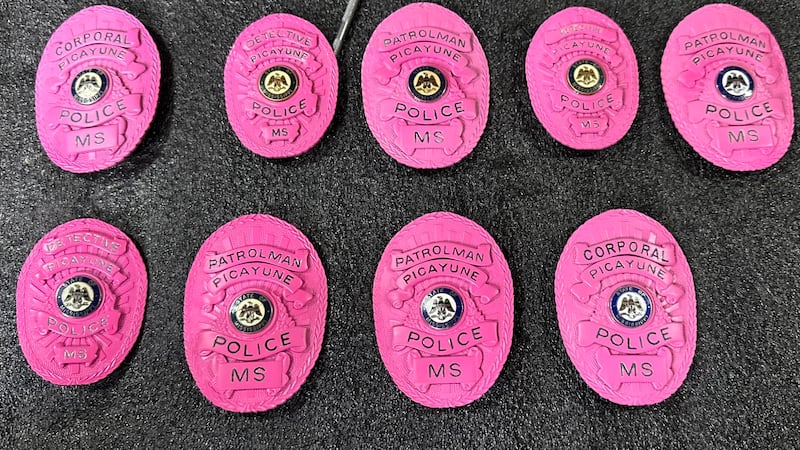 The Picayune Police Department collected old badges and with the help of a local business, Bad...